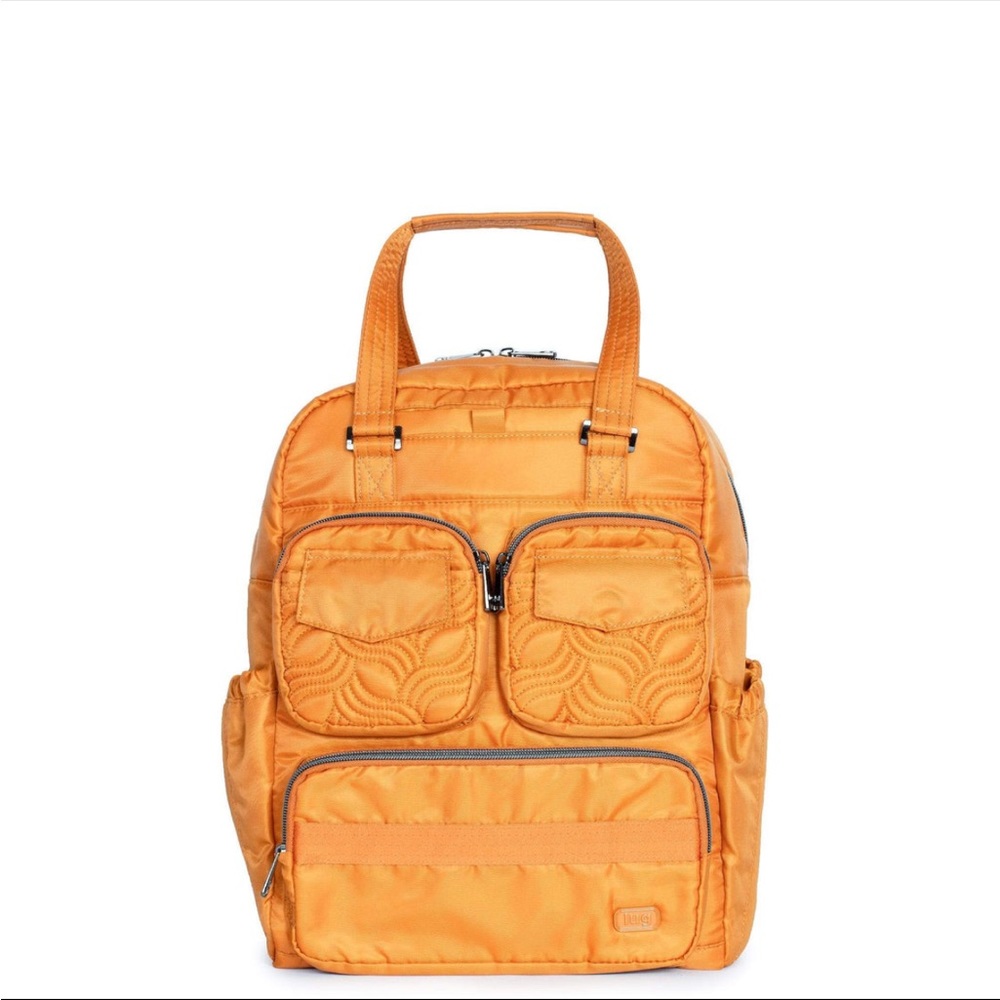 🟠 Amber Yellow lug Jumper Backpack - GUC